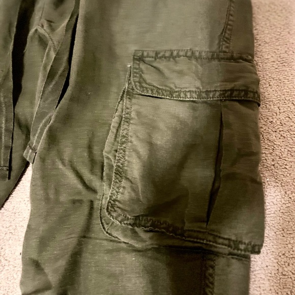 - Linen and cotton joggers, Aerie, size 2 regular, distressed look. New! - Picture 7 of 13